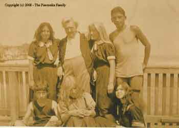 Albert Pieczonka and Granddaughters at Ocean Grove